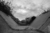 Nude Girl Sleeping in the Ditch