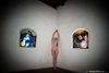 Artist Girl Posing Nude in the Art Museum