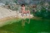 Naturist Girl Water Mirroring her Pussy